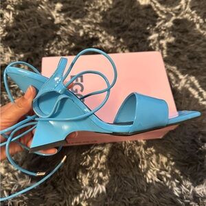 EGO Blue Strappy Heels